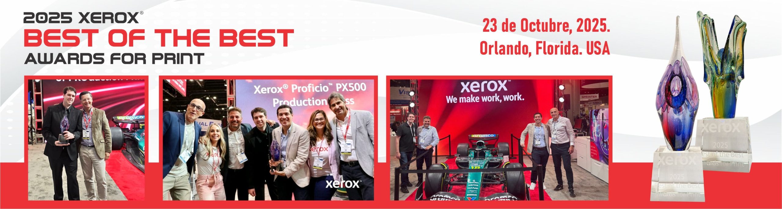 Premios Xerox Best of the Best 2025 ganados por Imprenta Omega en impresión digital