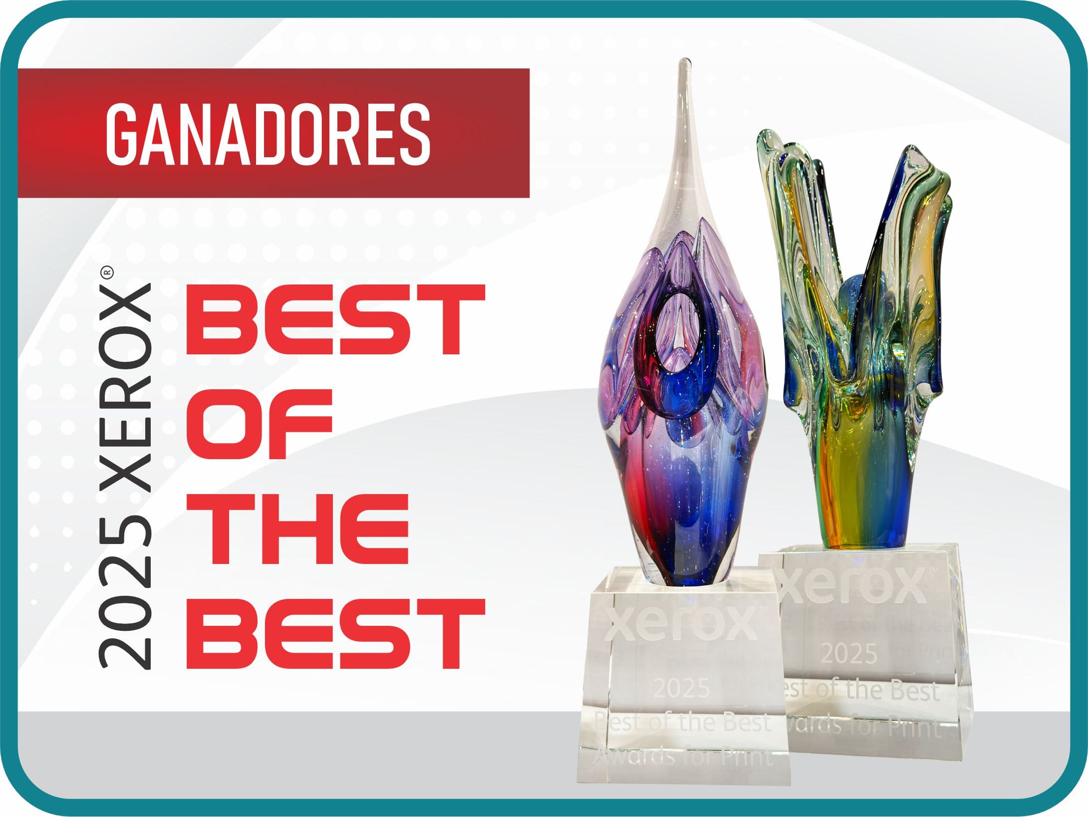 Premios Xerox Best of the Best 2025 ganados por Imprenta Omega en impresión digital