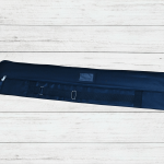 Bolso premium acolchonado para roll up publicitario con correa de transporte y cierre superior