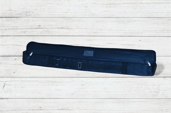 Bolso premium acolchonado para roll up publicitario con correa de transporte y cierre superior