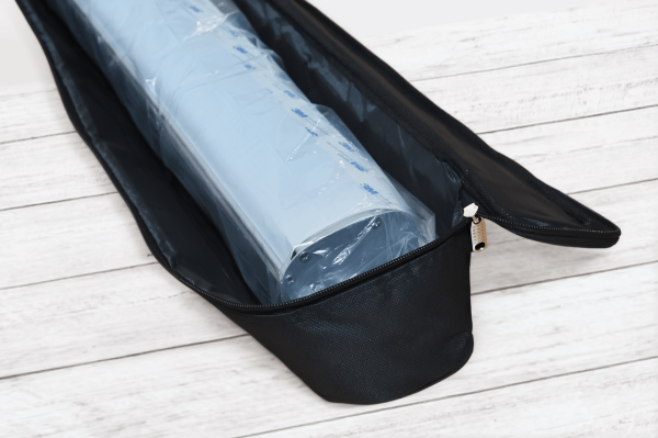 Bolso premium acolchonado con cierre para transportar roll up publicitario de 85 y 90 cm