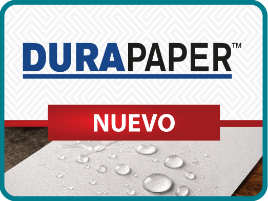 nuevo material importado exclusivamente por omega, durapaper.