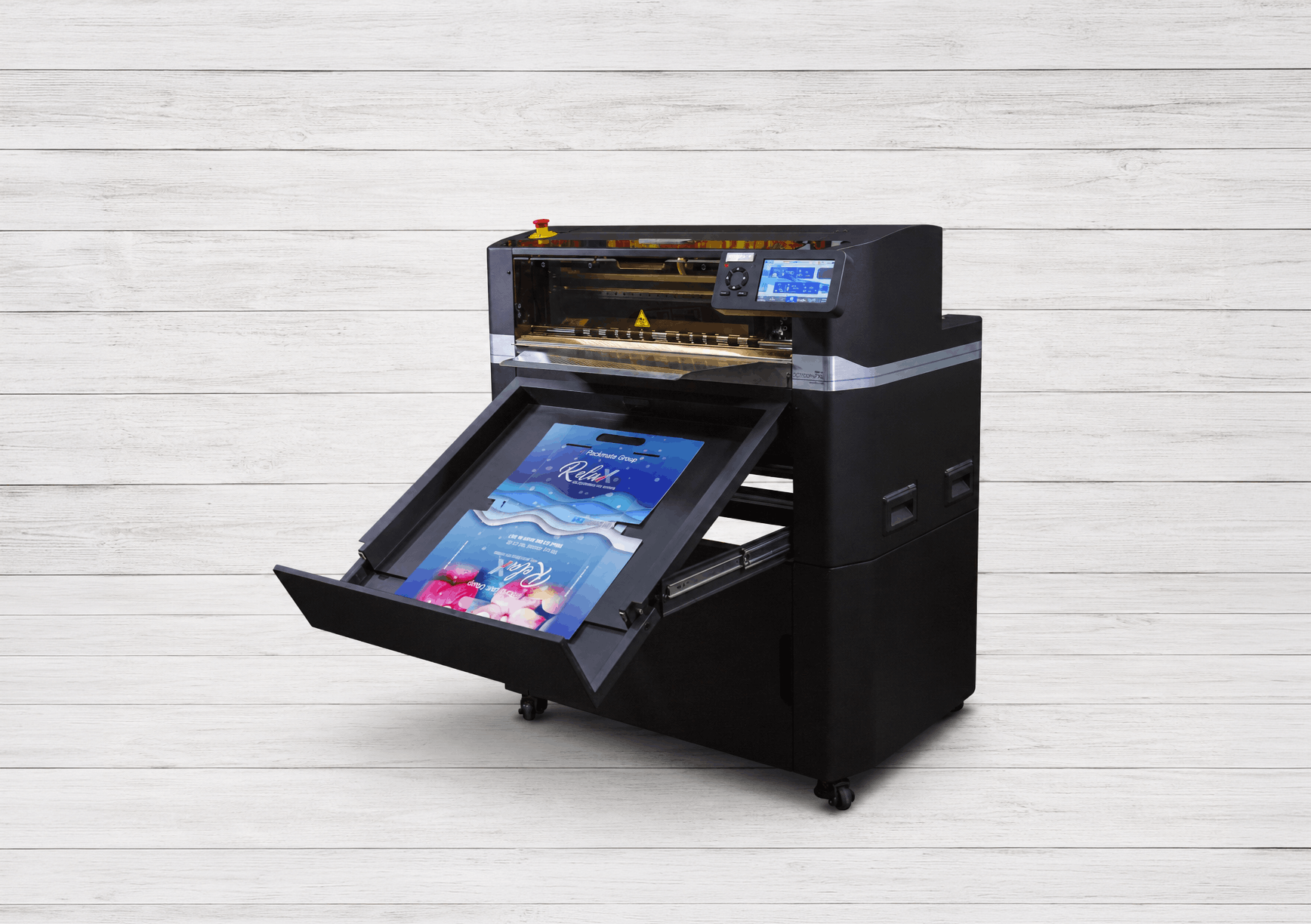Sistema de corte y hendido digital ColorCut SC7800 Pro-RS XL con alimentación automática de hojas y tecnología de hendido macho-hembra tangencial.