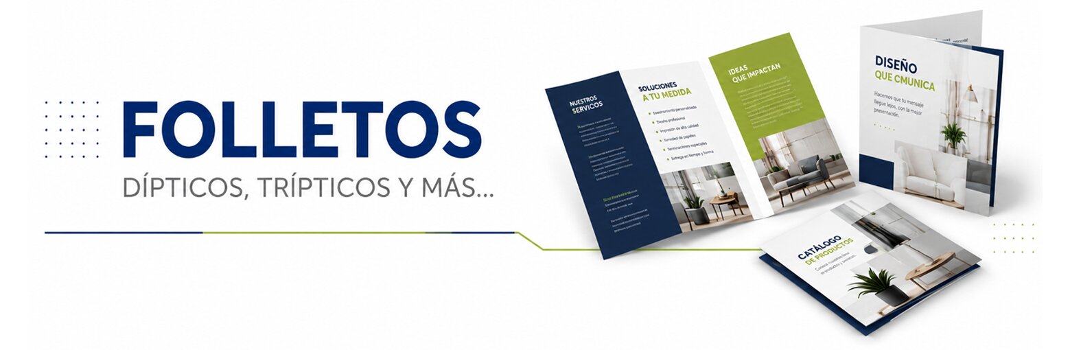 Folletos, dípticos, trípticos y plegados especiales impresos por Imprenta Omega.